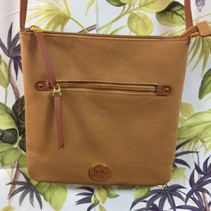 Joy Mangano crossbody leather purse